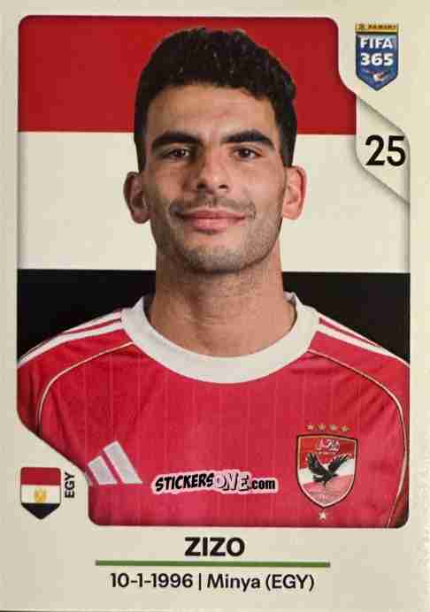 Sticker Zizo - Fifa 365 2026 n. 74 - Panini
