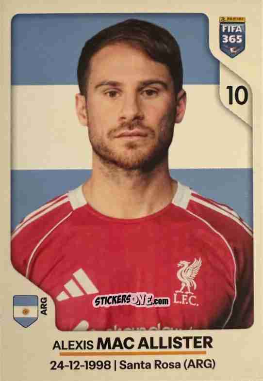 Figurina Alexis Mac Allister - Fifa 365 2026 n. 89 - Panini