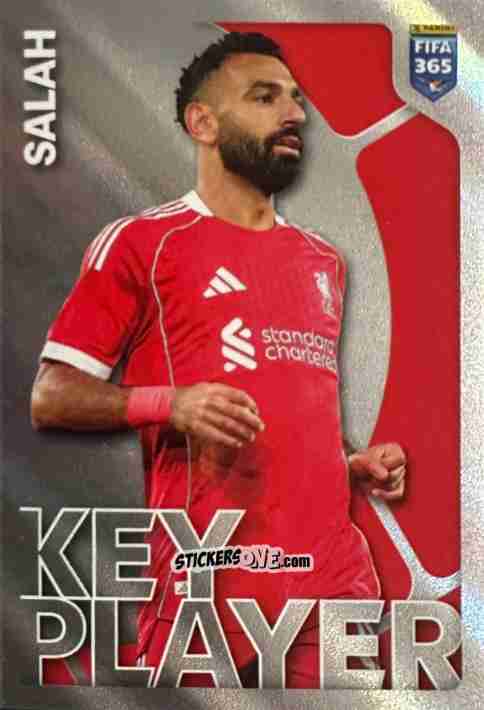 Sticker Mohamed Salah (Key Player) - Fifa 365 2026 n. 93 - Panini
