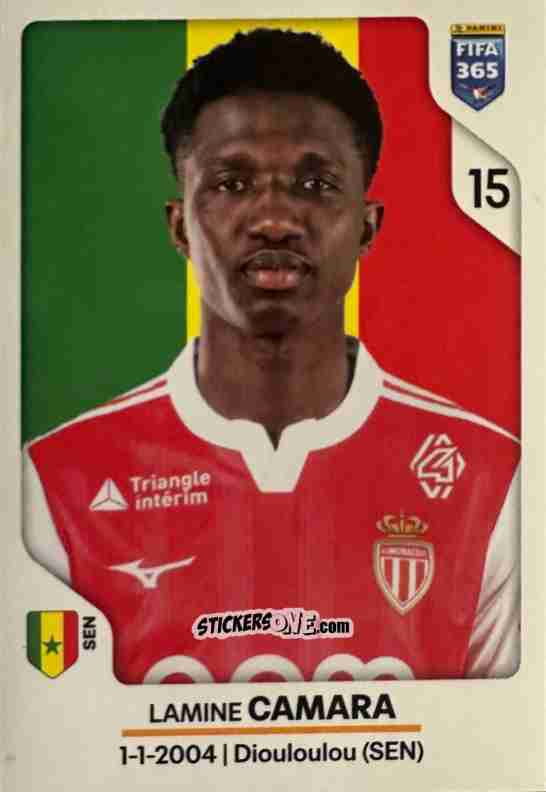 Figurina Lamine Camara - Fifa 365 2026 n. 105 - Panini