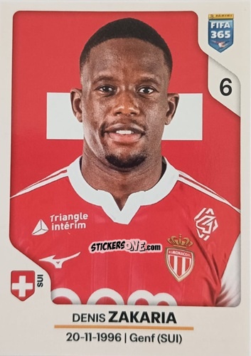 Figurina Denis Zakaria - Fifa 365 2026 n. 107 - Panini