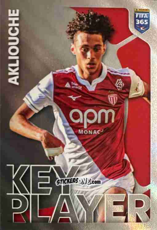 Sticker Maghnes Akliouche (Key Player) - Fifa 365 2026 n. 111 - Panini