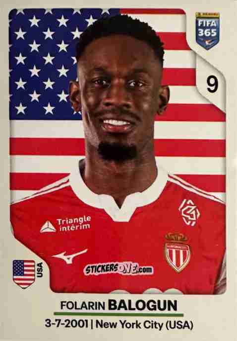 Figurina Folarin Balogun - Fifa 365 2026 n. 115 - Panini