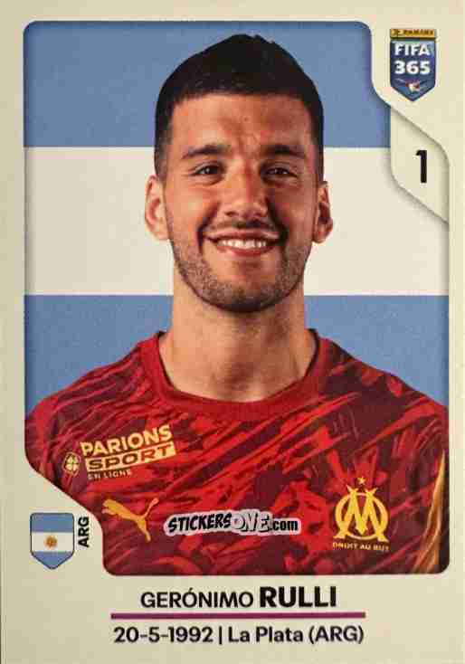 Figurina Gerónimo Rulli - Fifa 365 2026 n. 117 - Panini