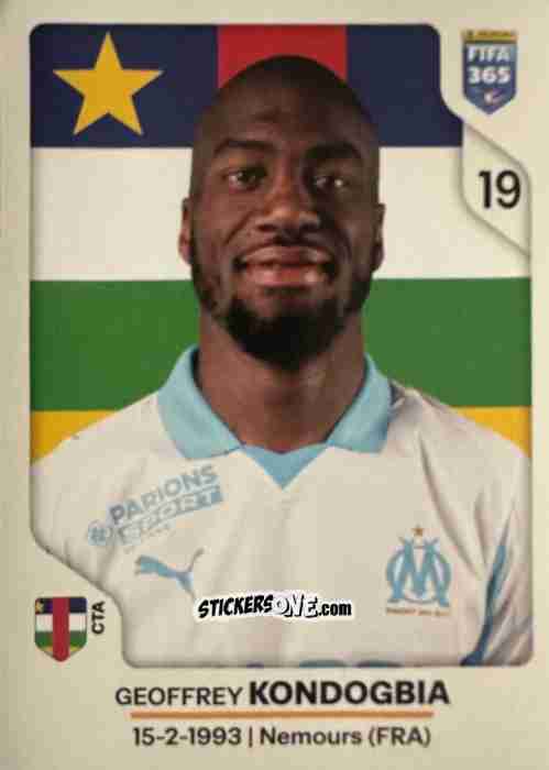Cromo Geoffrey Kondogbia - Fifa 365 2026 n. 123 - Panini
