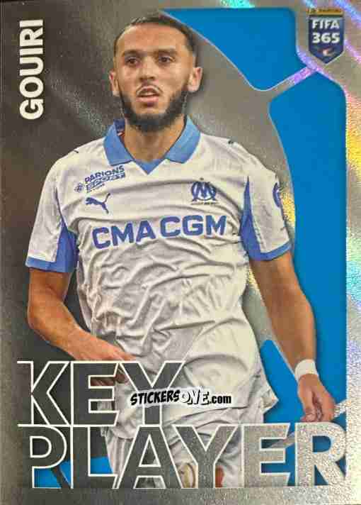 Figurina Amine Gouiri (Key Player) - Fifa 365 2026 n. 129 - Panini