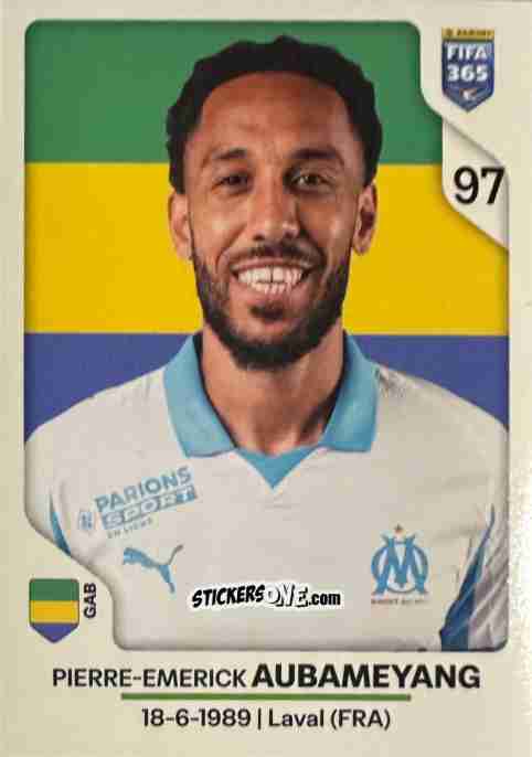 Cromo Pierre-Emerick Aubameyang - Fifa 365 2026 n. 132 - Panini
