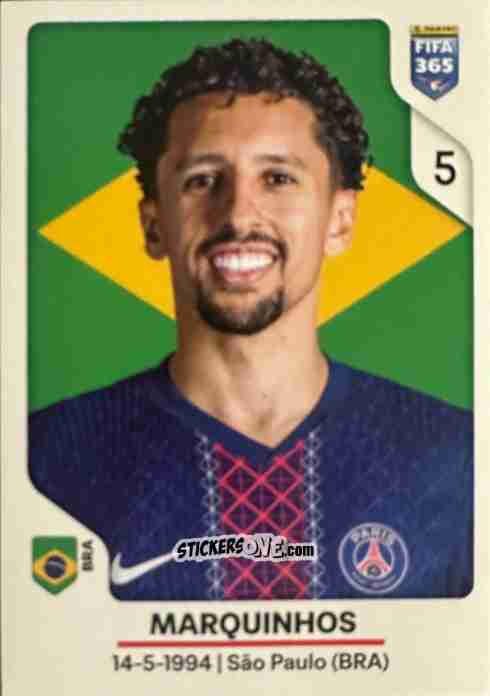 Sticker Marquinhos - Fifa 365 2026 n. 155 - Panini