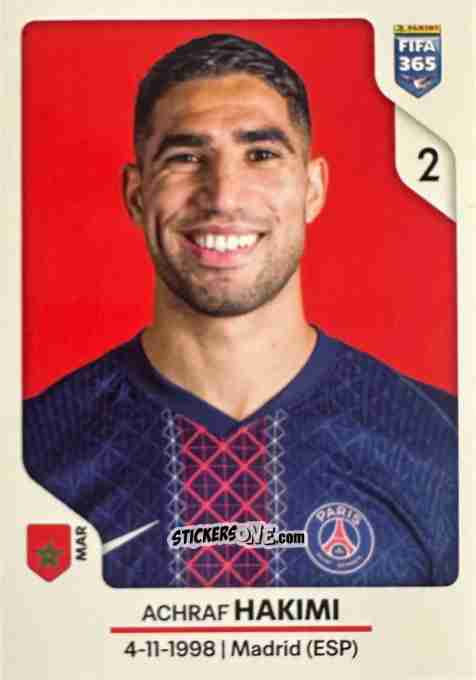 Cromo Achraf Hakimi - Fifa 365 2026 n. 157 - Panini