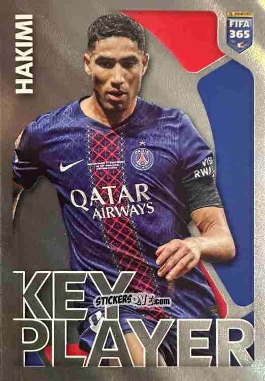 Cromo Achraf Hakimi (Key Player) - Fifa 365 2026 n. 165 - Panini