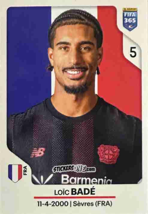 Sticker Loïc Badé - Fifa 365 2026 n. 172 - Panini