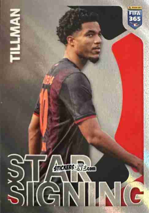 Figurina Malik Tillman - Star Signing - Fifa 365 2026 n. 184 - Panini