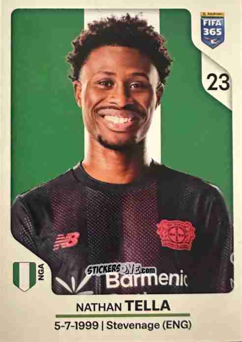 Cromo Nathan Tella - Fifa 365 2026 n. 186 - Panini