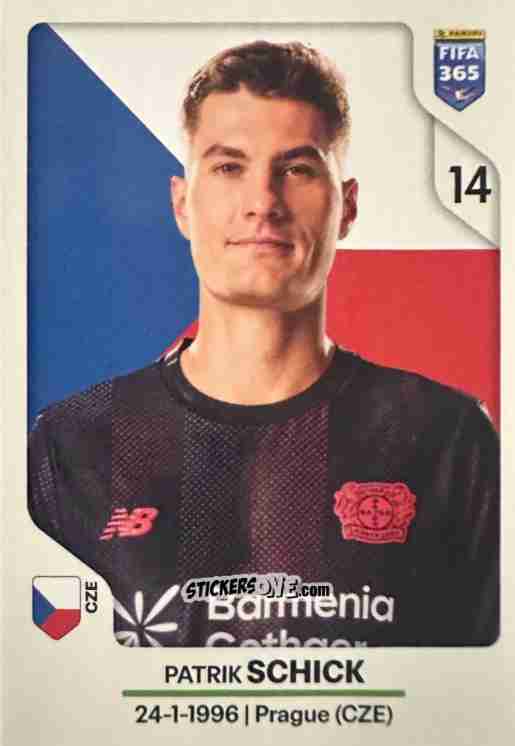 Cromo Patrik Schick - Fifa 365 2026 n. 188 - Panini