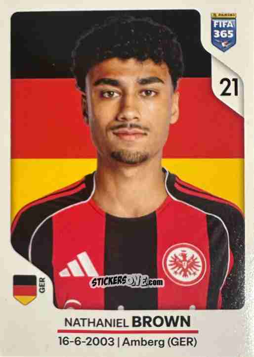Sticker Nathaniel Brown - Fifa 365 2026 n. 194 - Panini