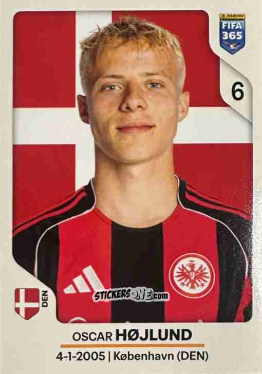 Cromo Oscar Højlund - Fifa 365 2026 n. 196 - Panini