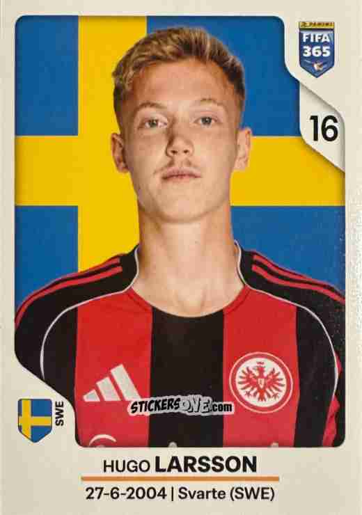 Figurina Hugo Larsson - Fifa 365 2026 n. 197 - Panini