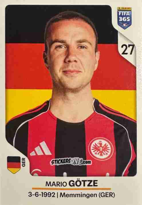 Cromo Mario Götze - Fifa 365 2026 n. 200 - Panini