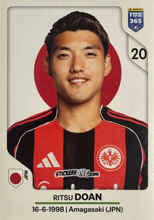 Cromo Ritsu Doan - Fifa 365 2026 n. 204 - Panini