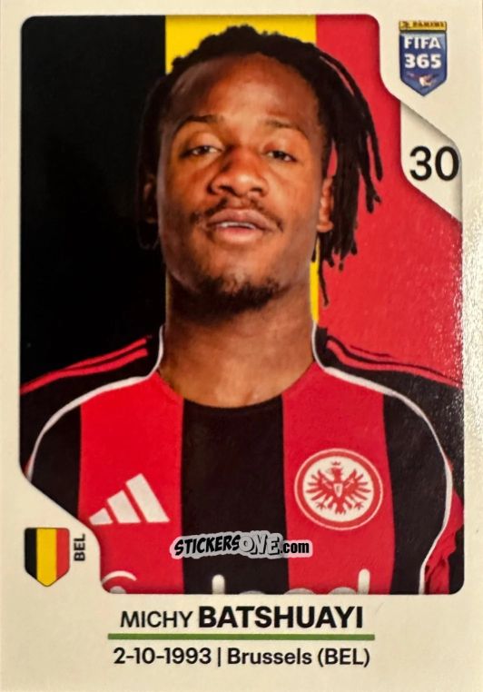 Figurina Michy Batshuayi - Fifa 365 2026 n. 206 - Panini