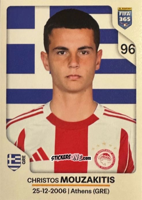 Cromo Christos Mouzakitis - Fifa 365 2026 n. 216 - Panini