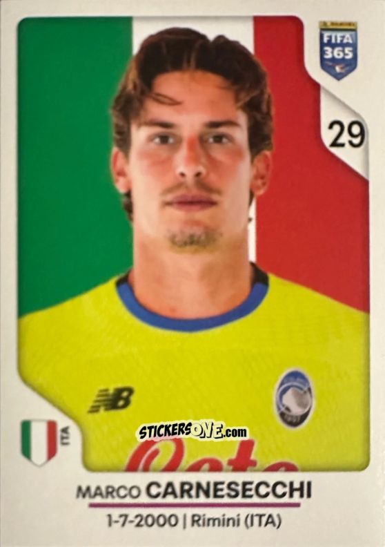 Cromo Marco Carnesecchi - Fifa 365 2026 n. 225 - Panini