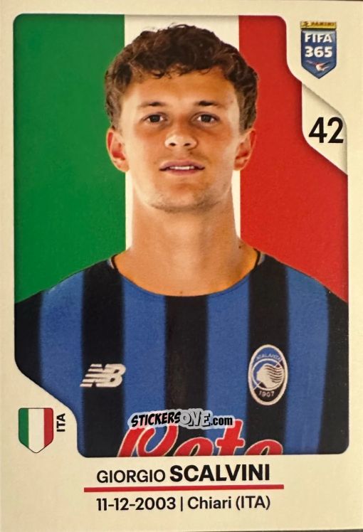 Sticker Giorgio Scalvini - Fifa 365 2026 n. 228 - Panini