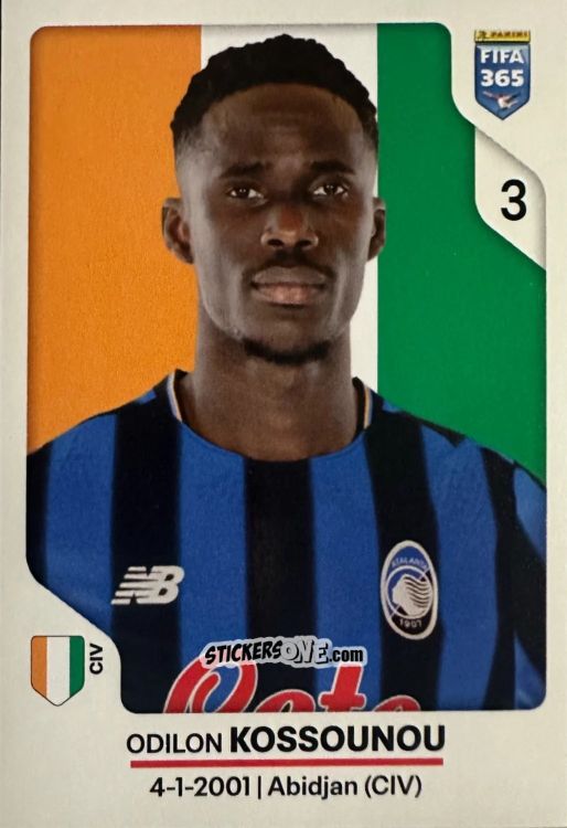 Sticker Odilon Kossounou - Fifa 365 2026 n. 229 - Panini