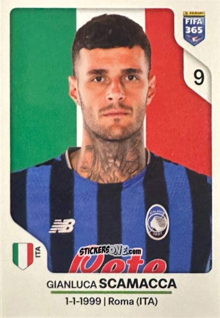 Figurina Gianluca Scamacca - Fifa 365 2026 n. 240 - Panini