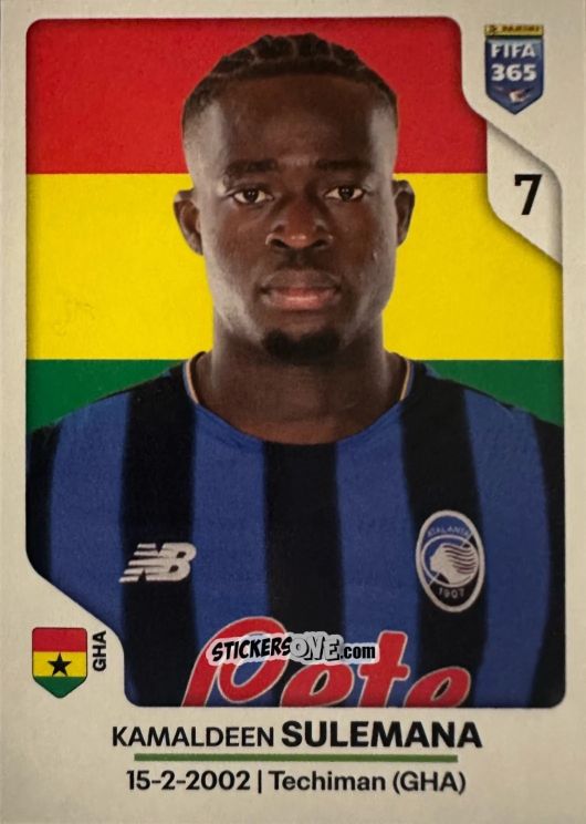 Sticker Kamaldeen Sulemana - Fifa 365 2026 n. 241 - Panini