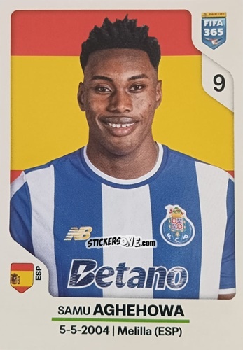 Figurina Samu Aghehowa (FC Porto) - Fifa 365 2026 n. 246 - Panini