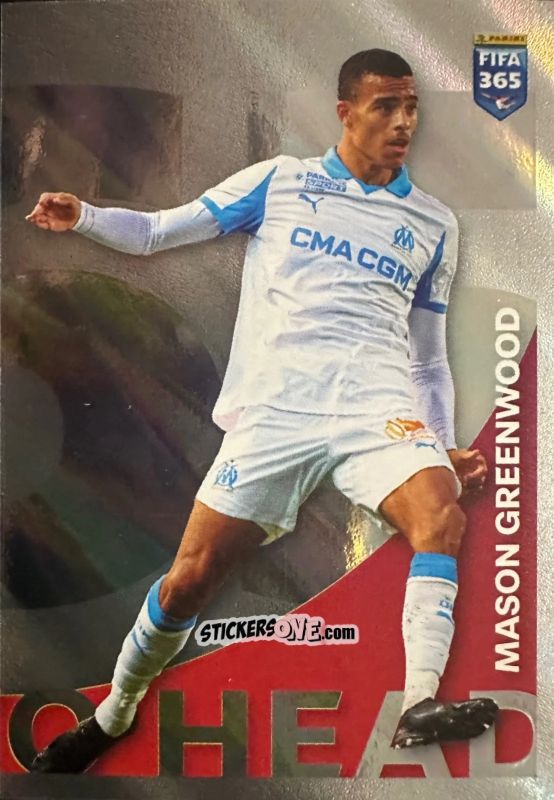 Cromo Mason Greenwood (Olympique de Marseille) - Fifa 365 2026 n. 252 - Panini