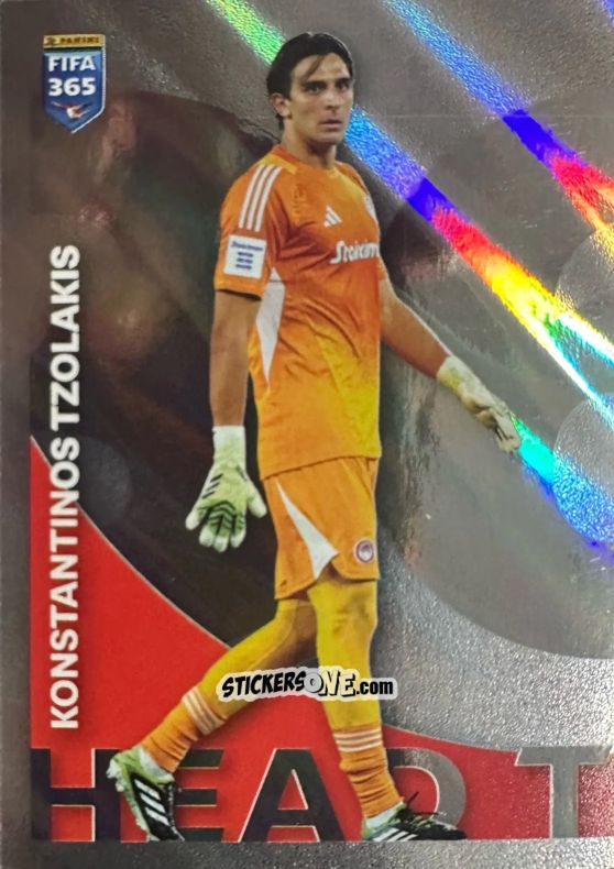 Cromo Konstantinos Tzolakis (Olympiacos FC) - Fifa 365 2026 n. 257 - Panini