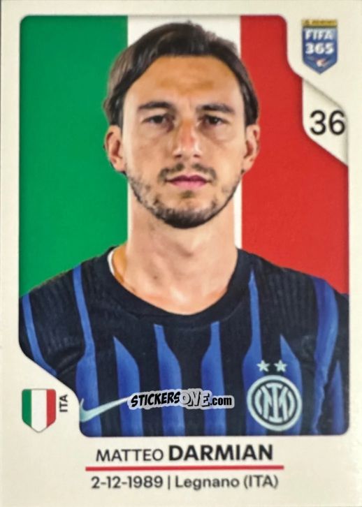 Cromo Matteo Darmian - Fifa 365 2026 n. 266 - Panini
