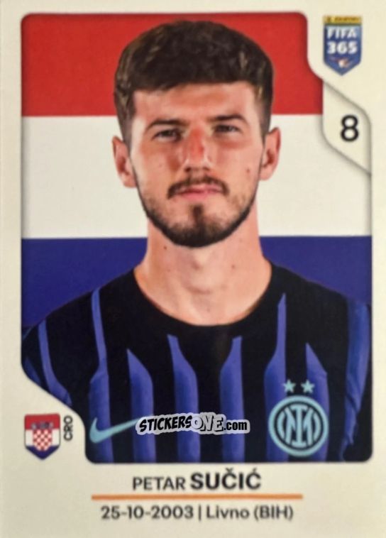 Sticker Petar Sučić - Fifa 365 2026 n. 270 - Panini