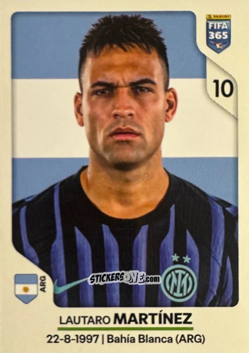 Cromo Lautaro Martínez - Fifa 365 2026 n. 276 - Panini