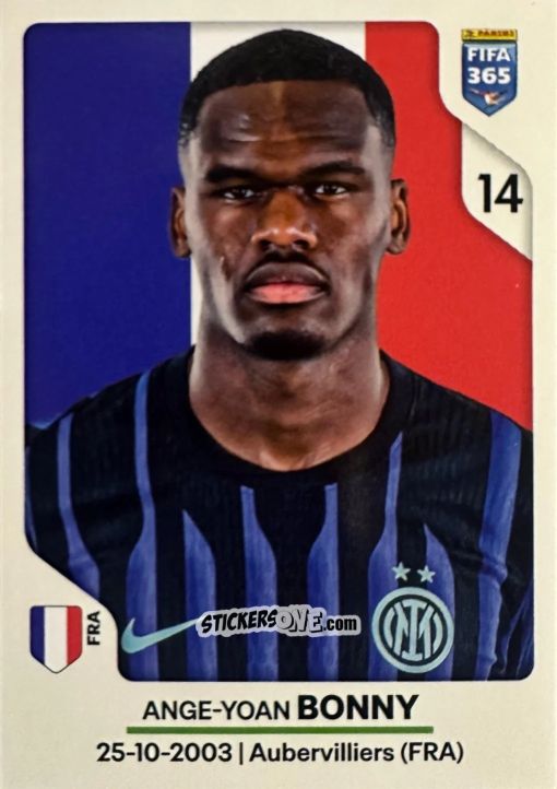 Cromo Ange-Yoan Bonny - Fifa 365 2026 n. 277 - Panini