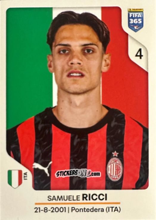 Cromo Samuele Ricci - Fifa 365 2026 n. 286 - Panini