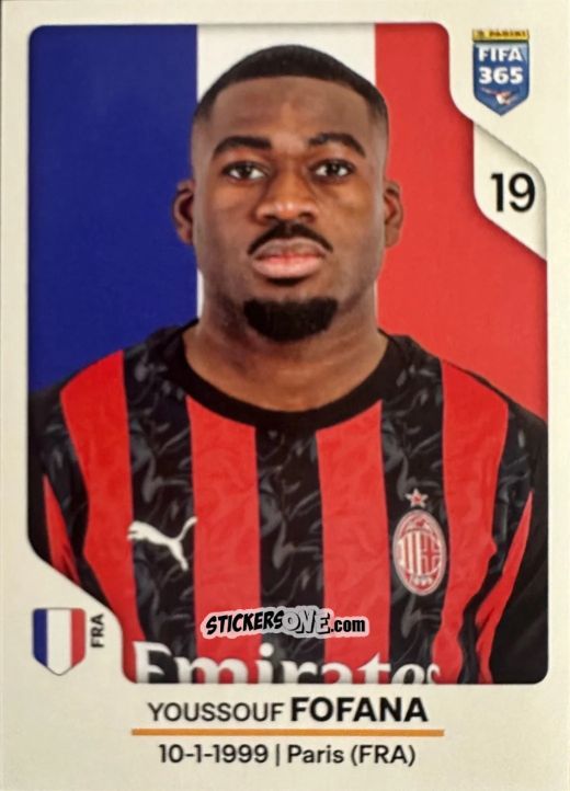 Cromo Youssouf Fofana - Fifa 365 2026 n. 287 - Panini