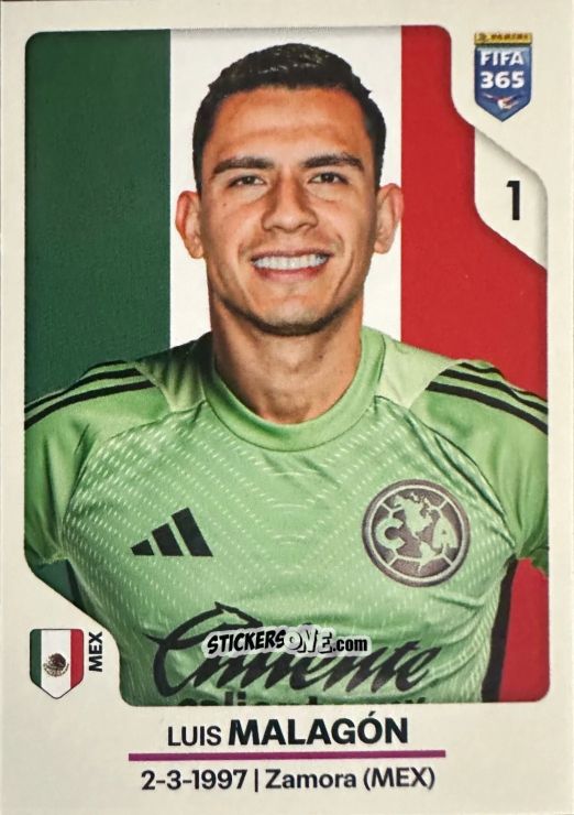 Figurina Luis Malagon - Fifa 365 2026 n. 297 - Panini