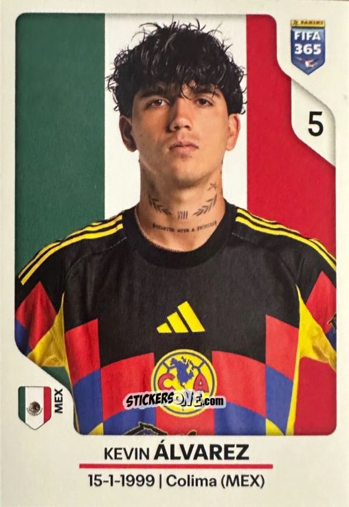 Figurina Kevin Álvarez - Fifa 365 2026 n. 301 - Panini
