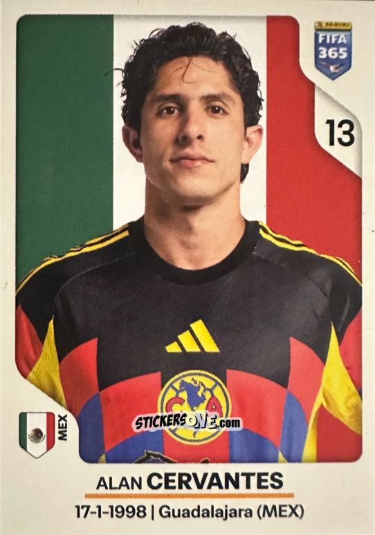 Figurina Alan Cervantes - Fifa 365 2026 n. 305 - Panini