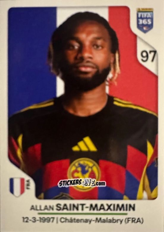 Sticker Allan Saint-Maximin - Fifa 365 2026 n. 306 - Panini
