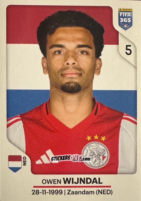 Cromo Owen Wijndal - Fifa 365 2026 n. 320 - Panini