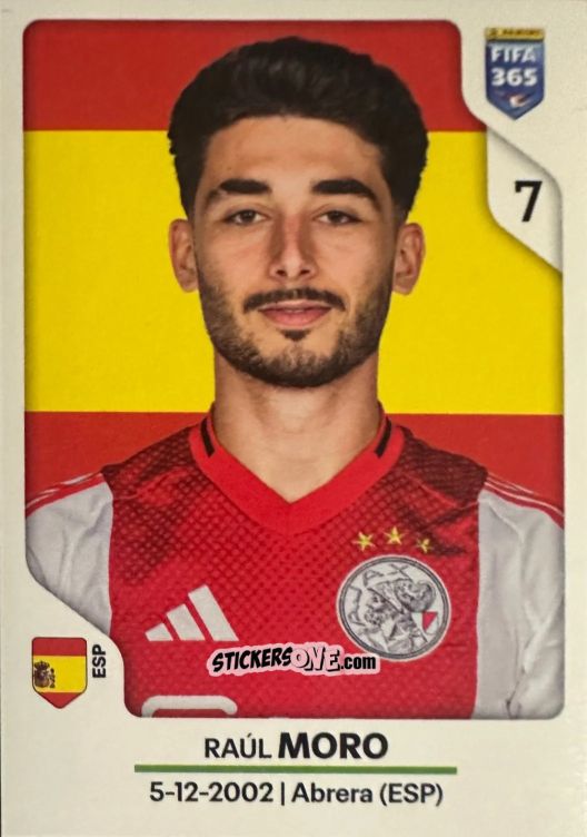 Cromo Raul Moro - Fifa 365 2026 n. 329 - Panini