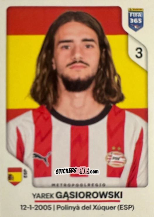 Cromo Yarek Gasiorowski - Fifa 365 2026 n. 334 - Panini