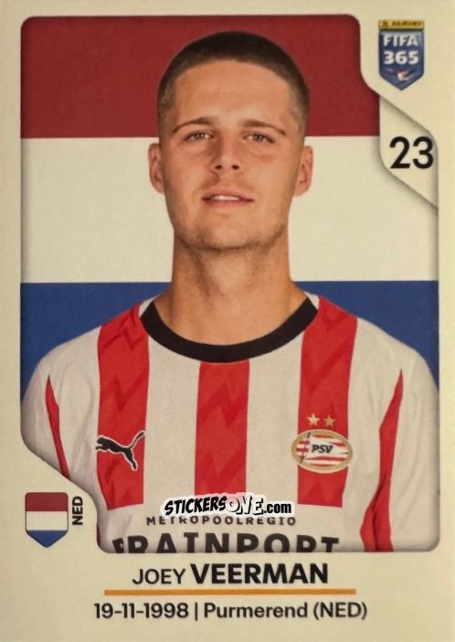 Cromo Joey Veerman - Fifa 365 2026 n. 341 - Panini