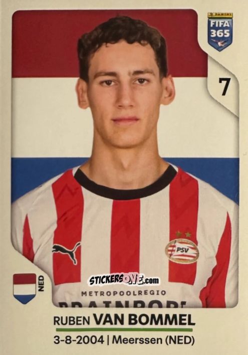 Figurina Ruben Van Bommel - Fifa 365 2026 n. 348 - Panini
