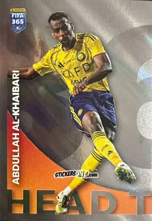 Figurina Abdullah Al-Khaibari (Al Nassr) - Fifa 365 2026 n. 357 - Panini