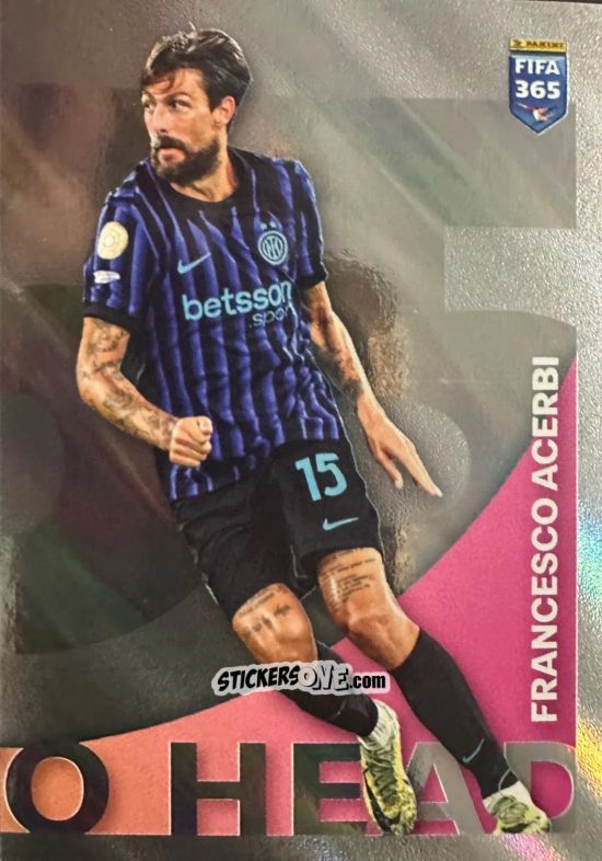 Cromo Francesco Acerbi (Inernazionale Miano) - Fifa 365 2026 n. 368 - Panini